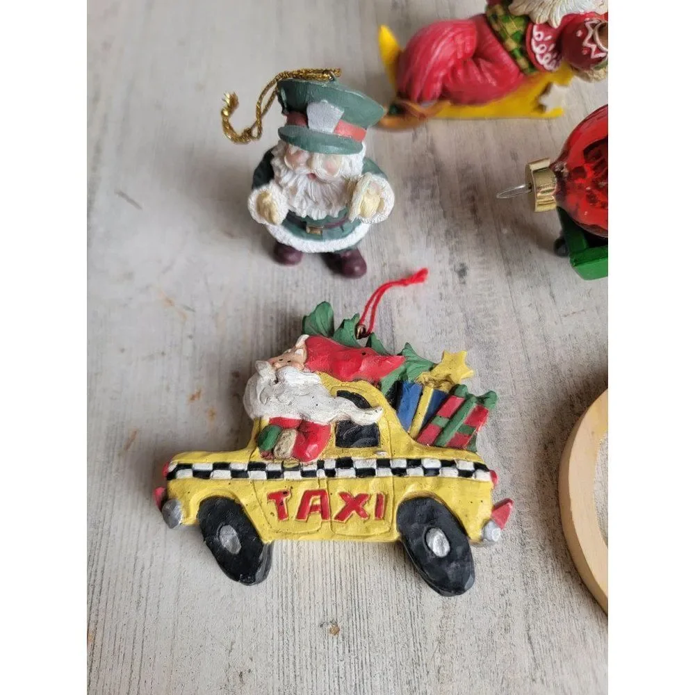 Rustic Santa Claus Moon Taxi variety mailman ornament Xmas‎